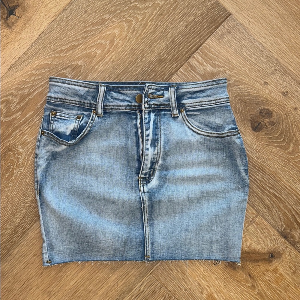jean skirt
